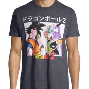 Dragon Ball Z Graphic T-Shirt Men’s XL Gray Anime Tee
